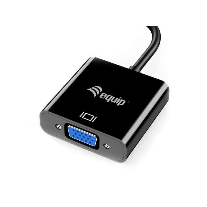Equip 133384 adaptador gráfico USB 1920 x 1080 pixels Preto