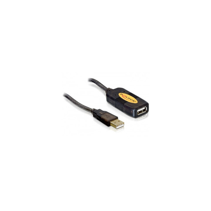 DeLOCK 82446 cabo USB 10 m USB 2.0 USB A Preto