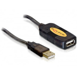 DeLOCK Cable USB 2.0, 5m cabo USB Preto