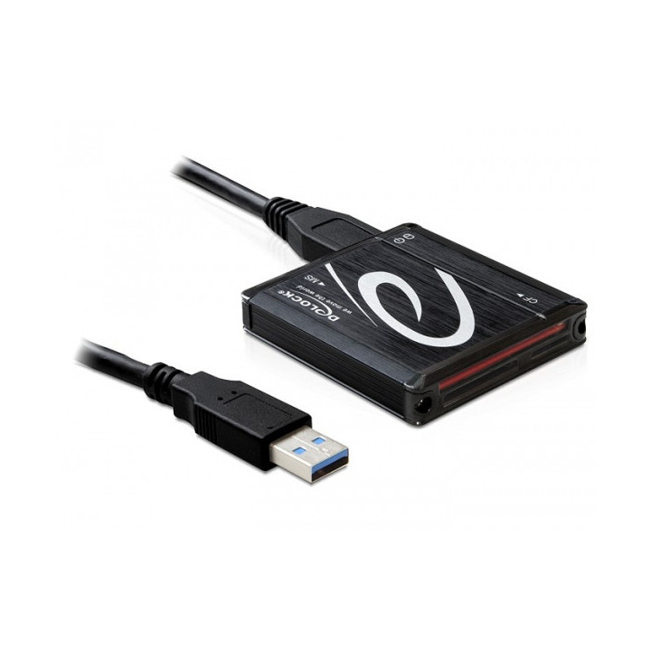 DeLOCK USB 3.0 Card Reader All in 1 leitor de cartões USB 3.2 Gen 1 (3.1 Gen 1) Preto