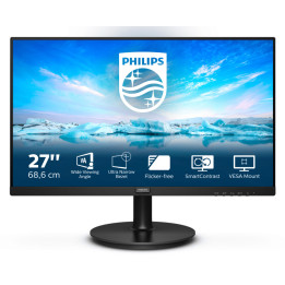 Philips V Line 271V8LA 00 LED display 68,6 cm (27") 1920 x 1080 pixels Full HD Preto