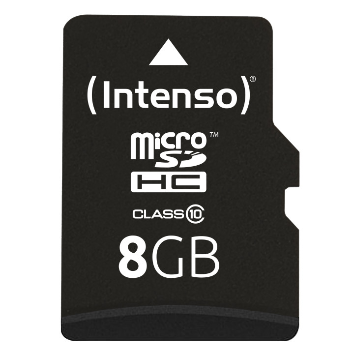 Intenso 8GB MicroSDHC cartão de memória Classe 10