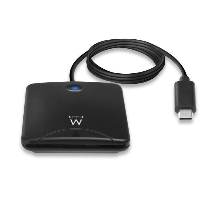 Ewent EW1055 leitor de smart card Interior USB 3.2 Gen 1 (3.1 Gen 1) Preto