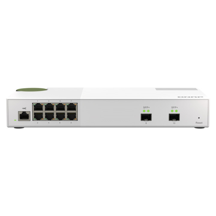 QNAP QSW-M2108-2S switch de rede Gerido Cinzento