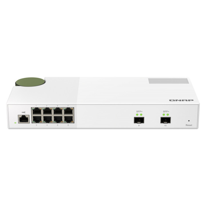 QNAP QSW-M2108-2S switch de rede Gerido Cinzento