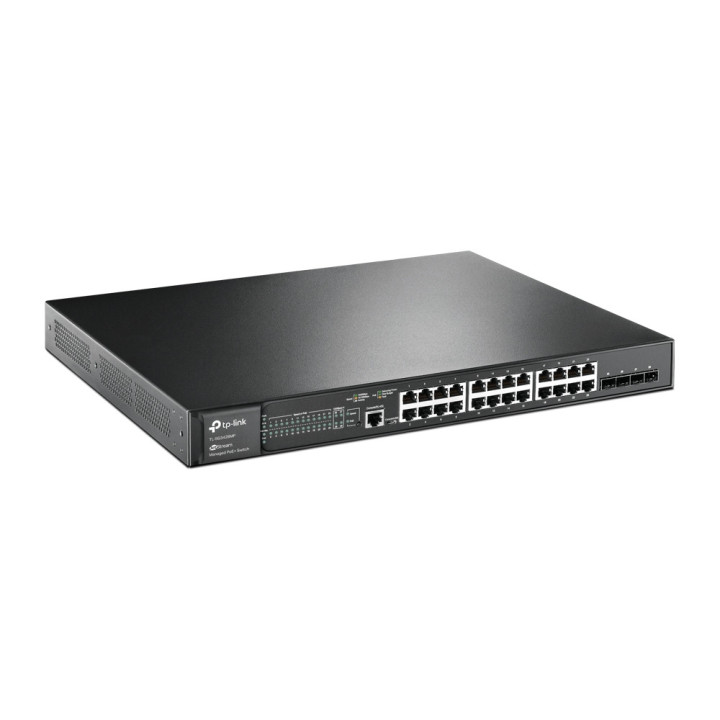TP-LINK TL-SG3428MP switch de rede Gerido L2 L2+ Gigabit Ethernet (10 100 1000) Power over Ethernet (PoE) Preto