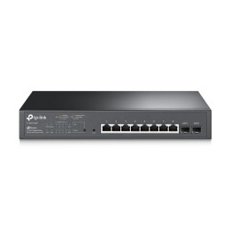 TP-LINK TL-SG2210MP switch de rede Gigabit Ethernet (10 100 1000) Power over Ethernet (PoE) Preto
