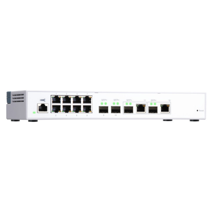 QNAP QSW-M408-2C switch de rede Gerido L2 10G Ethernet (100 1000 10000) Branco