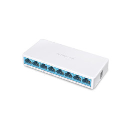 Mercusys MS108 switch de rede Gerido Fast Ethernet (10 100) Branco