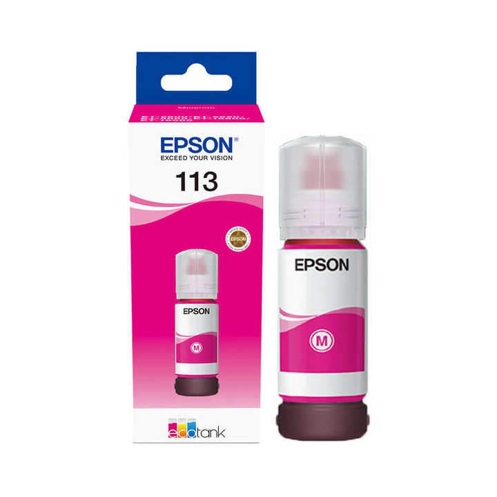 Recarga de Tinta EPSON Serie 113 Magenta (70ml) - EcoTank 5800/5850/16600/16650