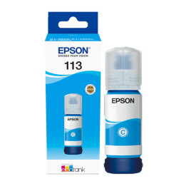 Recarga de Tinta EPSON Serie 113 Ciano (70ml) - EcoTank