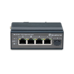 LevelOne IGP-0501 switch de rede Gigabit Ethernet (10 100 1000) Power over Ethernet (PoE) Preto