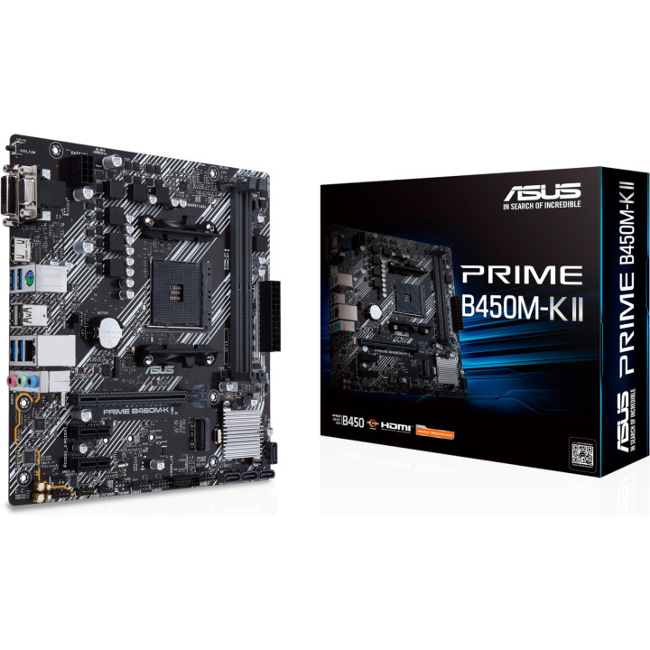 Motherboard ASUS Prime B450M-K II AMD B450 Socket AM4 micro ATX