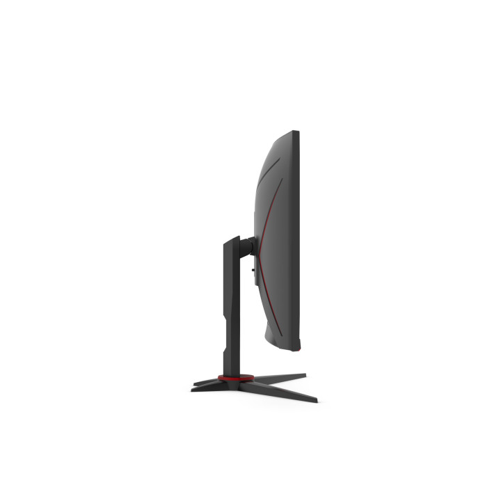 AOC C24G2AE BK monitor de ecrã 59,9 cm (23.6") 1920 x 1080 pixels Full HD LED Preto, Vermelho