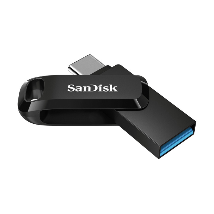 SanDisk Ultra Dual Drive Go unidade de memória USB 256 GB USB Type-A   USB Type-C 3.2 Gen 1 (3.1 Gen 1) Preto