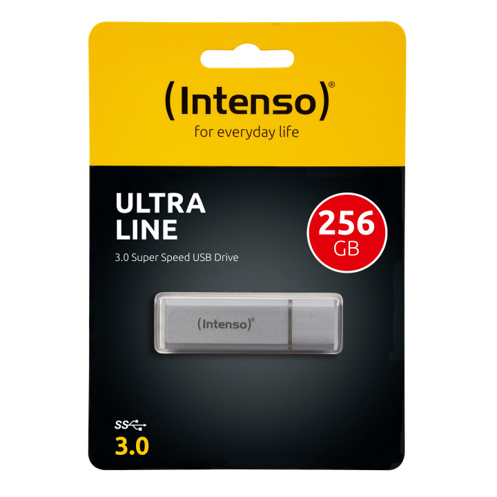 Intenso Ultra Line unidade de memória USB 256 GB USB Type-A 3.2 Gen 1 (3.1 Gen 1) Prateado