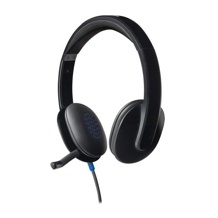 Logitech H540 Auscultadores Fita de cabeça USB Type-A Preto
