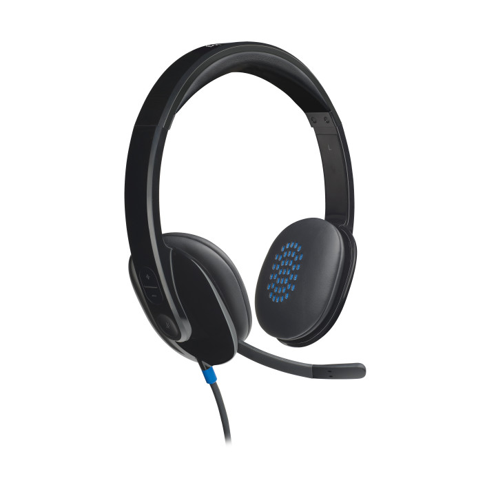 Logitech H540 Auscultadores Fita de cabeça USB Type-A Preto