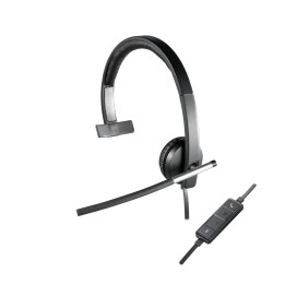 Logitech H650e Auscultadores Fita de cabeça Preto, Cinzento