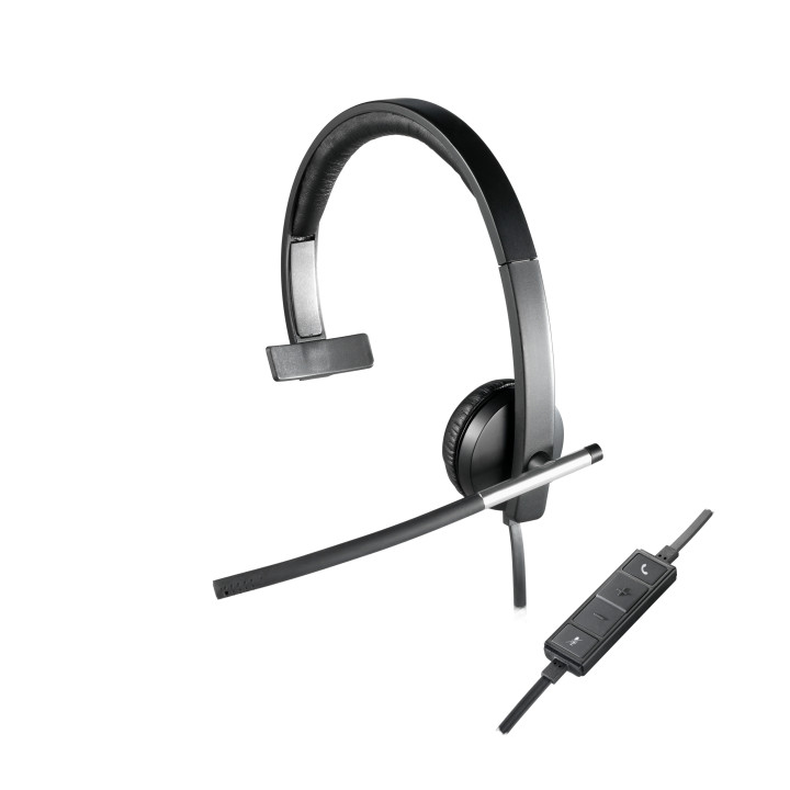 Logitech H650e Auscultadores Fita de cabeça Preto, Cinzento