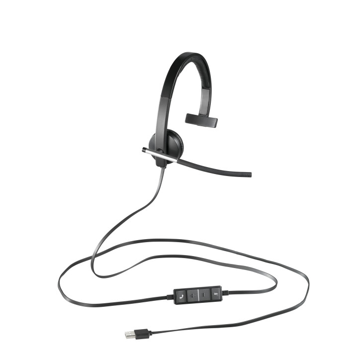 Logitech H650e Auscultadores Fita de cabeça Preto, Cinzento