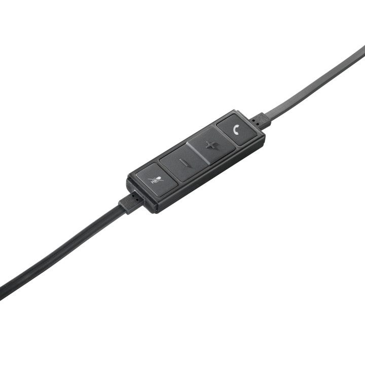 Logitech H650e Auscultadores Fita de cabeça Preto, Cinzento