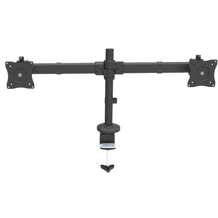 NAPOFIX Suporte de Mesa 13-27" Horizontal 2xDisplays Rotativo 360 -