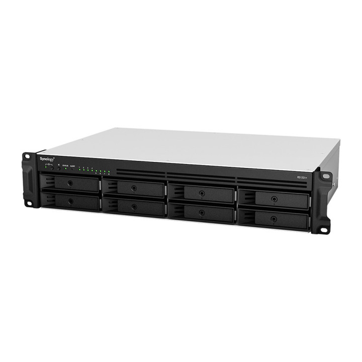 Synology RackStation RS1221+ servidor NAS e de armazenamento Rack (2U) Ethernet LAN Preto V1500B