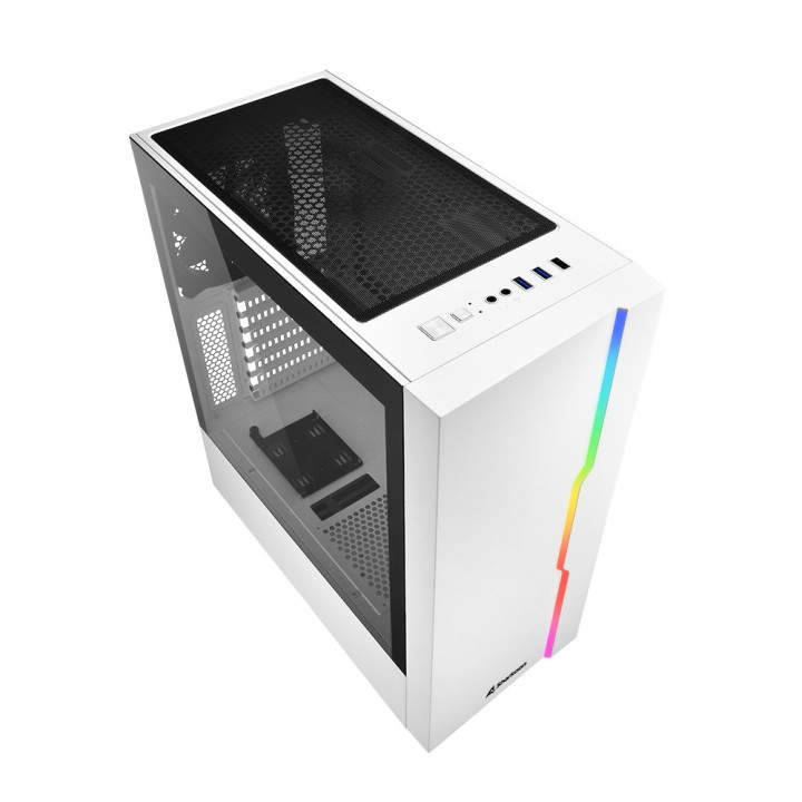 Sharkoon RGB Slider Midi Tower Branco