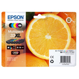 Epson Oranges C13T33574011 tinteiro 1 unidade(s) Original Rendimento alto (XL) Preto, Ciano, Magenta, Foto preto, Amarelo