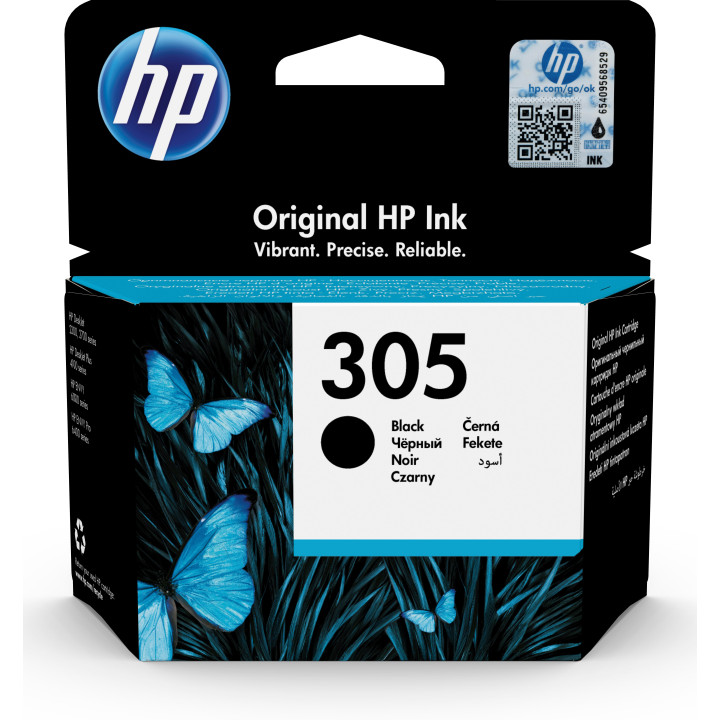 HP 305 tinteiro 1 unidade(s) Original Rendimento padrão Preto
