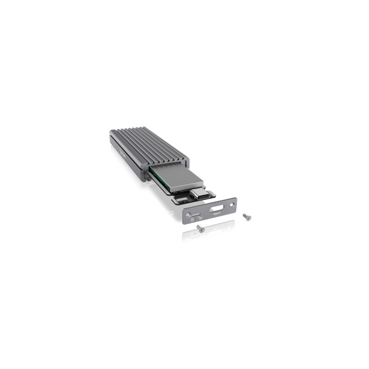 ICY BOX IB-1817M-C31 Compartimento SSD Cinzento M.2