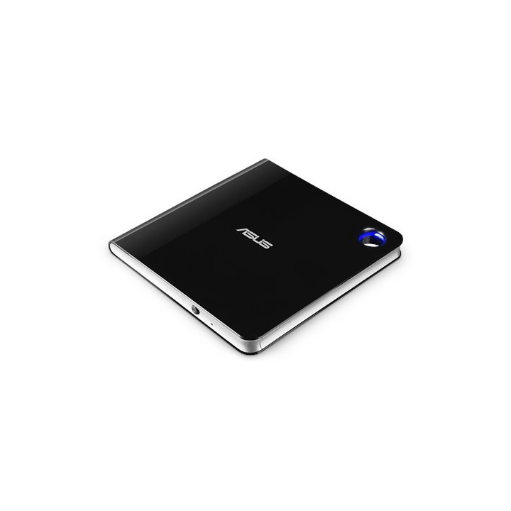 ASUS SBW-06D5H-U unidade de disco ótico Blu-Ray RW Preto, Prateado