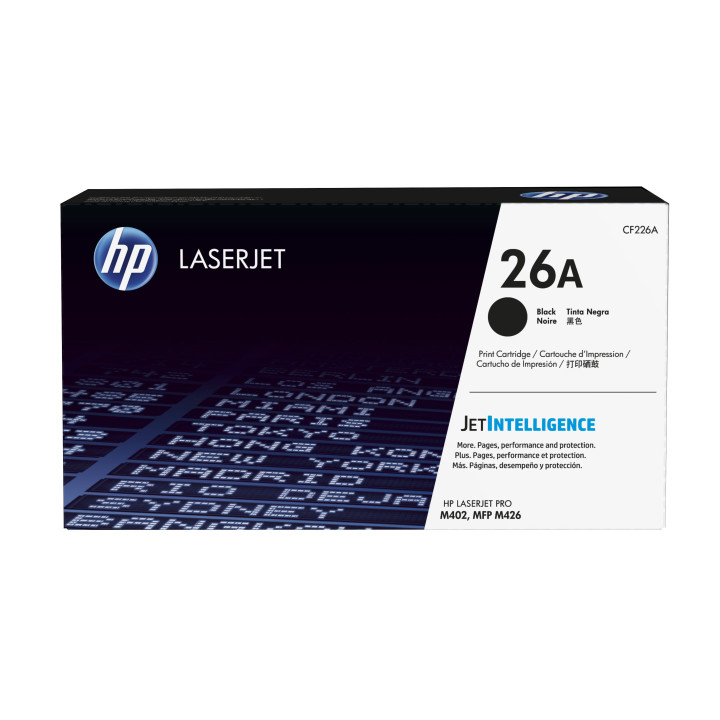 HP 26A toner 1 unidade(s) Original Preto
