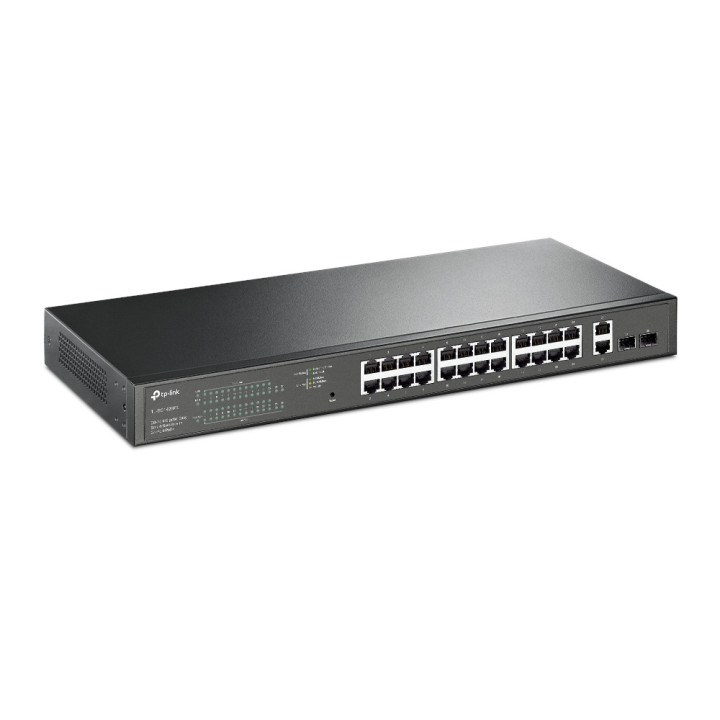 TP-LINK TL-SG1428PE switch de rede Gerido Gigabit Ethernet (10 100 1000) Power over Ethernet (PoE) 1U Preto
