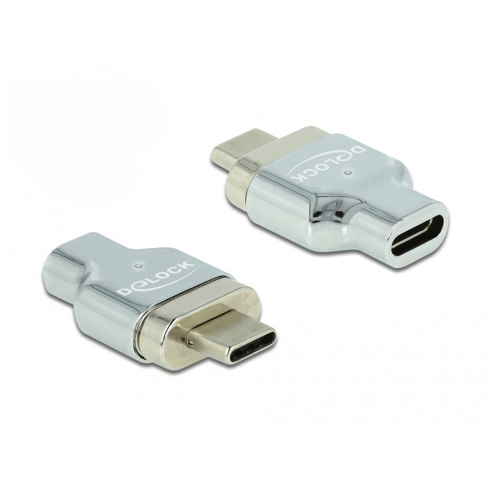 DeLOCK 66433 adaptador para cabos Thunderbolt 3  USB C Prateado