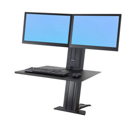 Ergotron WorkFit SR 61 cm (24") Clamp Preto