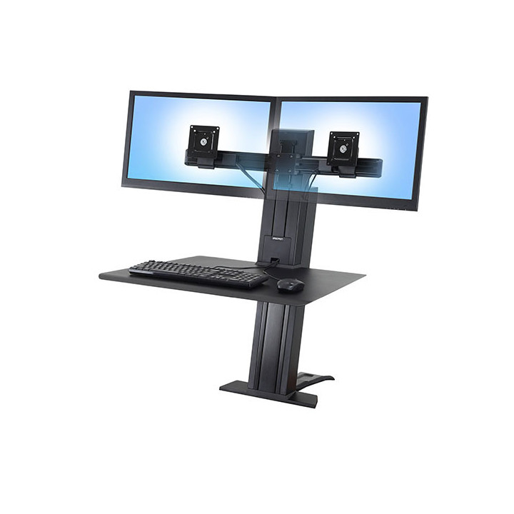 Ergotron WorkFit SR 61 cm (24") Clamp Preto