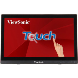 Viewsonic TD1630-3 ecrã tátil 39,6 cm (15.6") 1366 x 768 pixels Multitoque Multi-utilizador Preto