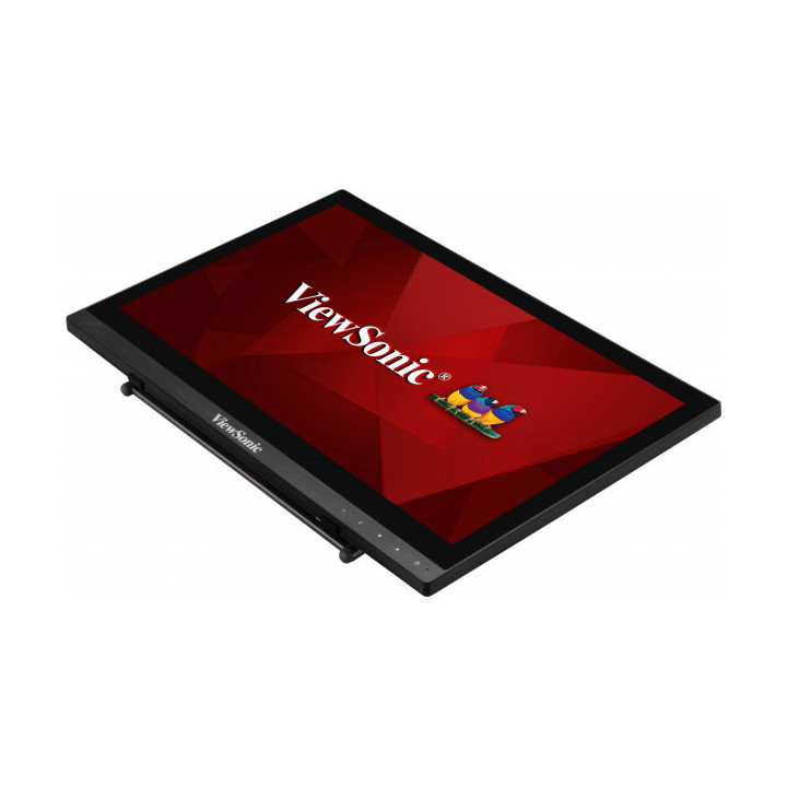 Viewsonic TD1630-3 ecrã tátil 39,6 cm (15.6") 1366 x 768 pixels Multitoque Multi-utilizador Preto