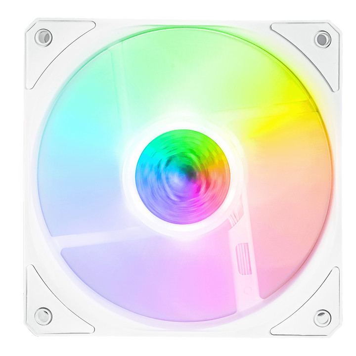 Cooler Master SickleFlow 120 ARGB White Edition 3 In 1 Caixa de computador Ventoinha 12 cm Branco 3 unidade(s)