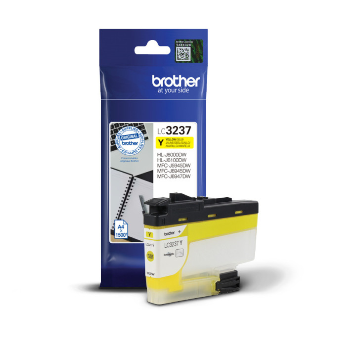 Brother LC-3237Y tinteiro 1 unidade(s) Original Rendimento padrão Amarelo
