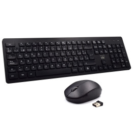 Ewent EW3258 teclado QWERTY Português Preto