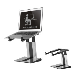 Neomounts by Newstar NSLS200 Suporte para Computadores Portáteis 43,2 cm (17") Suporte para computador portátil Prateado