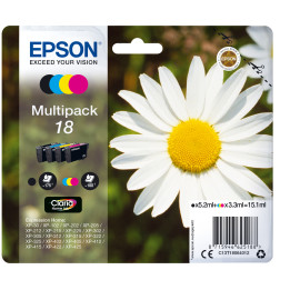 Epson Daisy C13T18064012 tinteiro 1 unidade(s) Original Rendimento padrão Preto, Ciano, Magenta, Amarelo