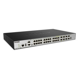 D-Link DGS-3630-28TC Gerido L3 Gigabit Ethernet (10 100 1000) 1U Preto