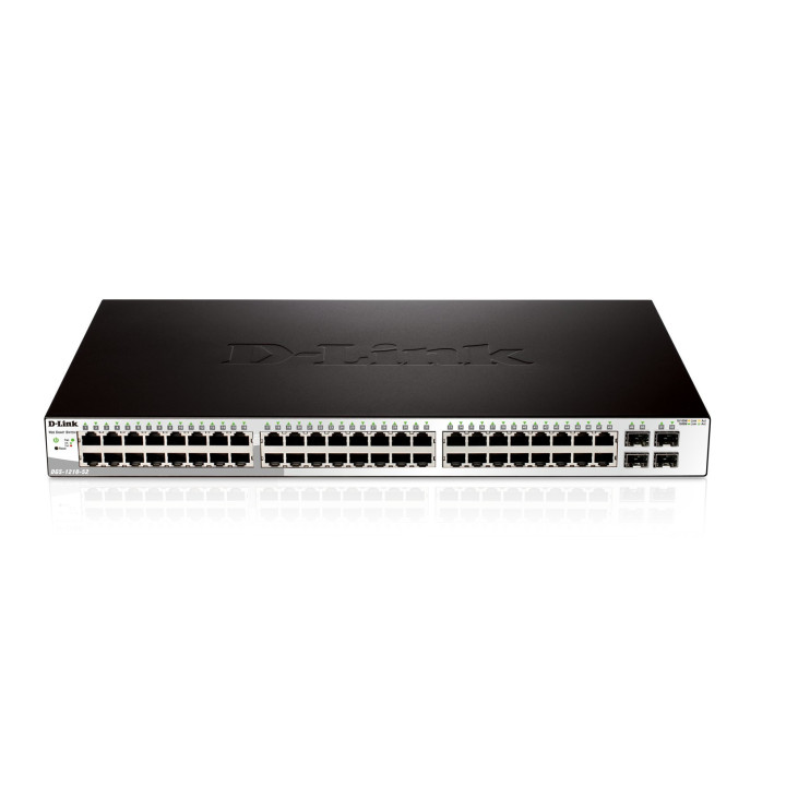 D-Link DGS-1210-52 switch de rede Gerido L2 Gigabit Ethernet (10 100 1000) 1U Preto
