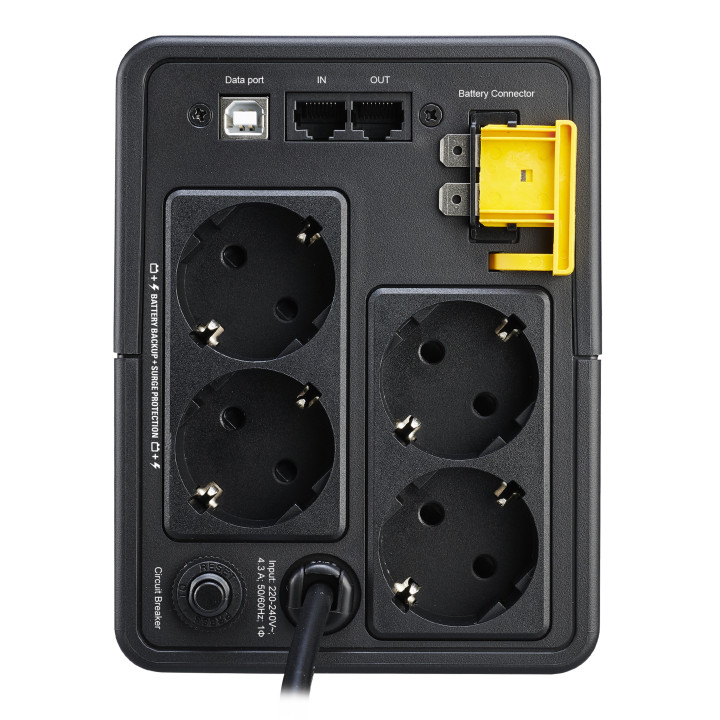 APC BX950MI-GR UPS Linha interativa 950 VA 520 W 4 tomada(s) CA