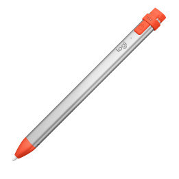Logitech 914-000046 caneta stylus 20 g Laranja, Prateado
