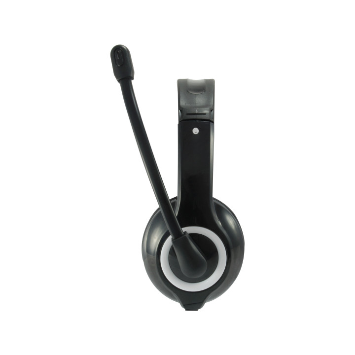 Equip 245301 auscultador Auscultadores Fita de cabeça USB Type-A Preto